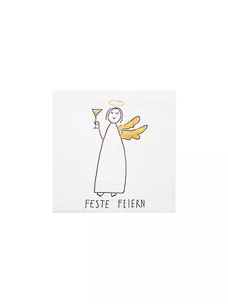 RAEDER | Weihnachts-Servietten 33x33cm FESTE FEIERN | 
